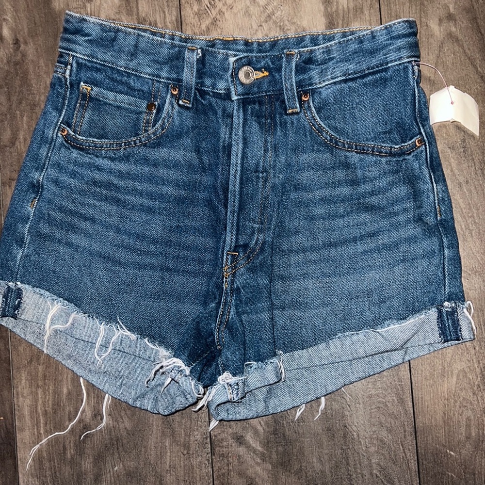 & Denim shorts